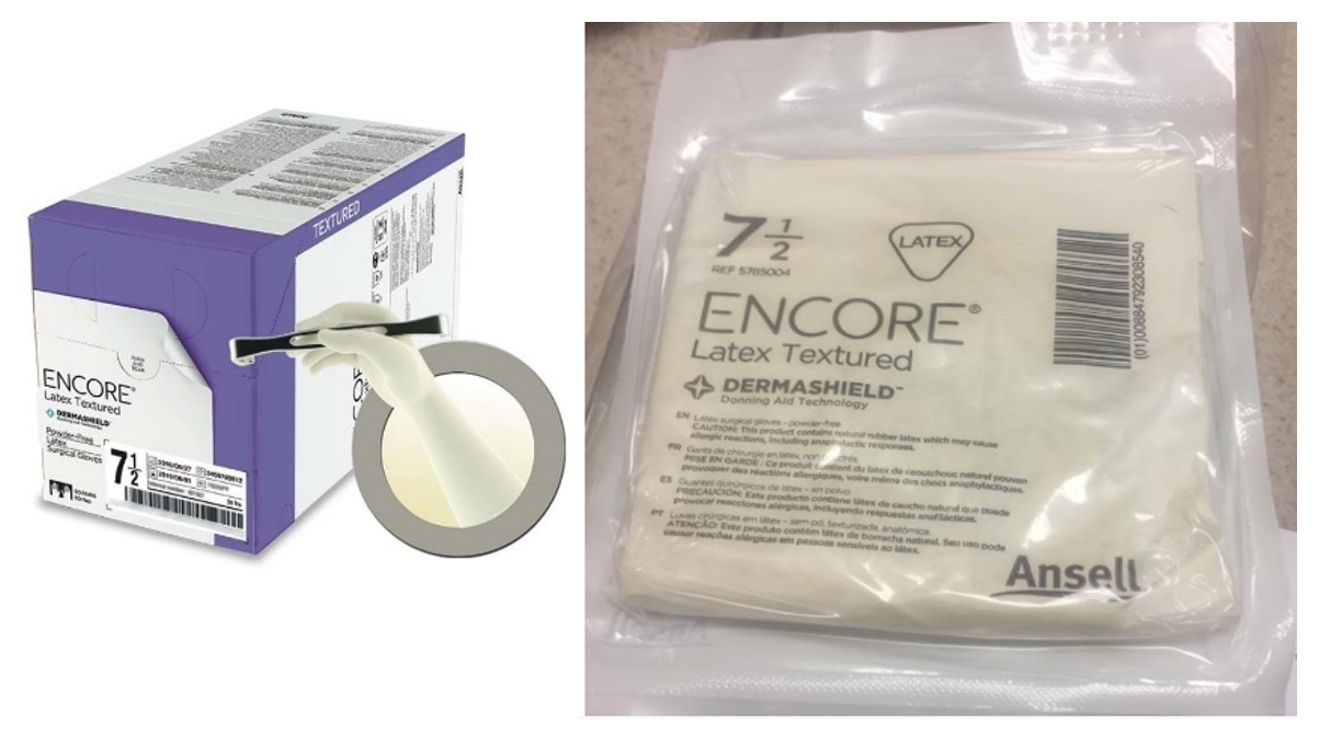 ENCORE® Sterilized, Latex, powder-free surgical glove with a textured finish for exceptional instrument handling and grip.