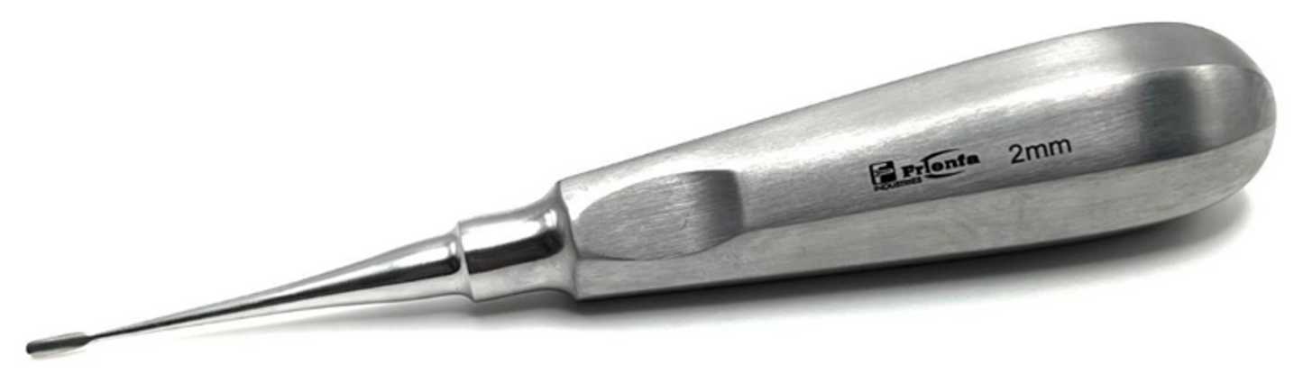 Dental Elevator for Veterinary Use, Sizes 1 mm, 2mm, 3mm,4mm, 5 mm,6mm, Made in German Stainless Steel, Rust-Free, Long Lasting, Sterilizable in Autoclave. (1 mm Tip)