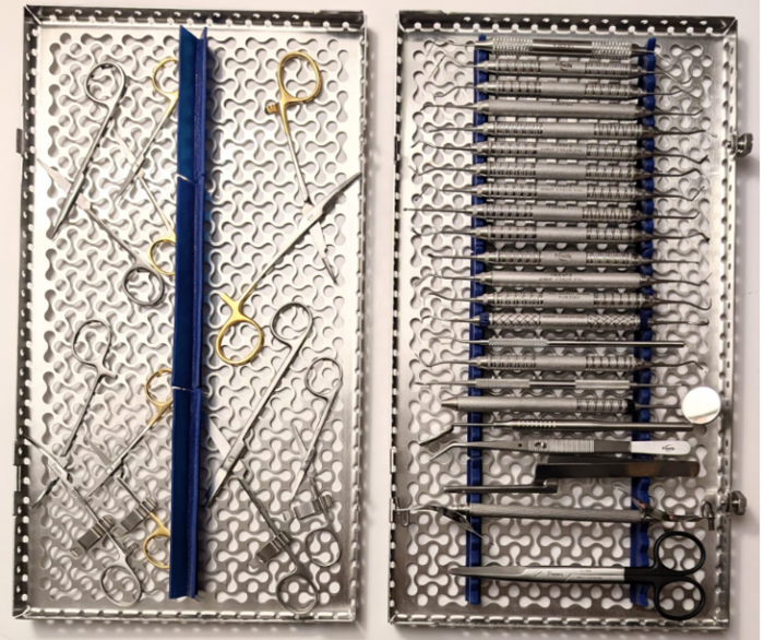 30-Tools Dental Kit With Sterilization Cassettes