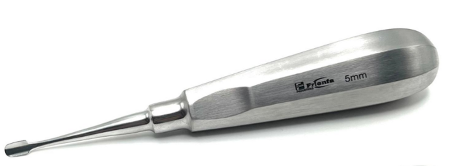 Dental Elevator for Veterinary Use, Sizes 1 mm, 2mm, 3mm,4mm, 5 mm,6mm, Made in German Stainless Steel, Rust-Free, Long Lasting, Sterilizable in Autoclave. (1 mm Tip)