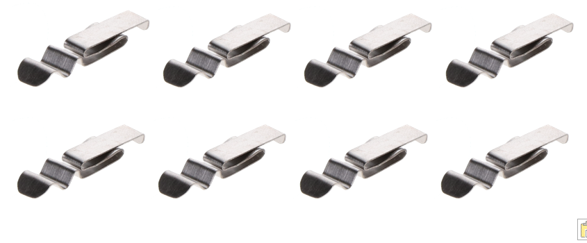 Autoclavable 8 pcs Hinged Instrument Clips for Sterilization Cassettes, Best Quality Long Lasting