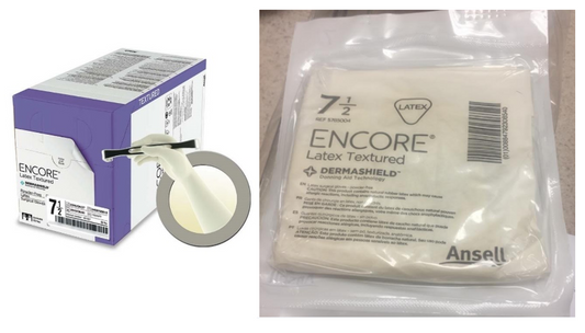 ENCORE® Sterilized, Latex, powder-free surgical glove with a textured finish for exceptional instrument handling and grip.