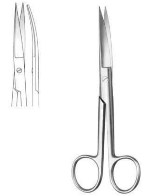 Operating Surgical Scissors 5.5 Inch Standard Size, Rust-Free , Re-usable