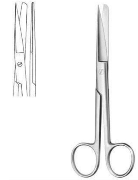 Operating Surgical Scissors 5.5 Inch Standard Size, Rust-Free , Re-usable