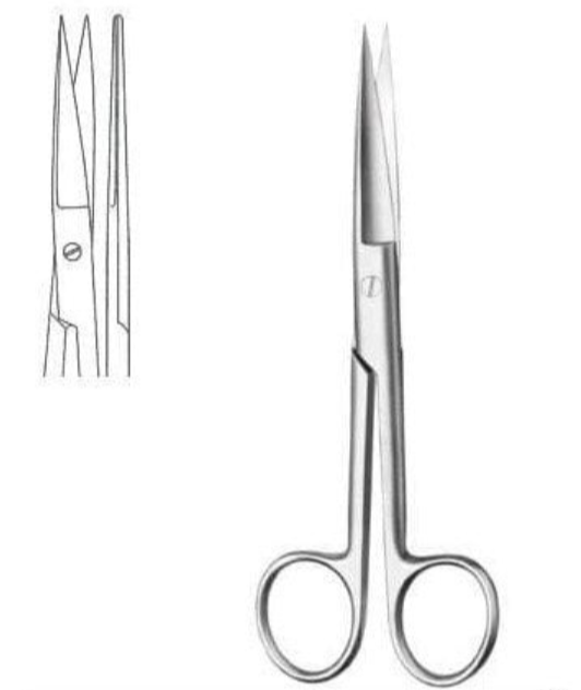 Operating Surgical Scissors 5.5 Inch Standard Size, Rust-Free , Re-usable
