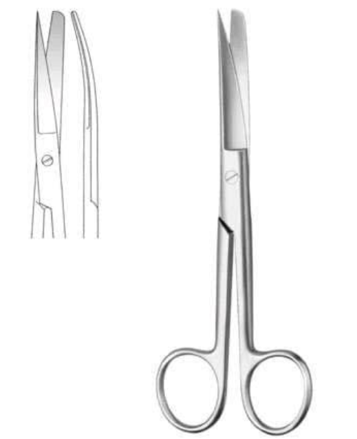 Operating Surgical Scissors 5.5 Inch Standard Size, Rust-Free , Re-usable