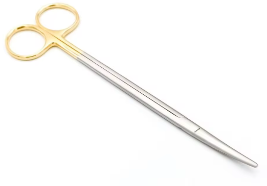 FRIENFA® Metzenbaum Scissors 7 Inch – Surgical Grade Stainless Steel (Curved & Straight)