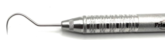 Dental Explorer TU17 S/E (W#6 Satin Steel Handle#6, High Quality by FRIENFA/Explorateur Dentaire TU17 S/E (Manche Acier Satiné #6, Haute Qualité par FRIENFA)