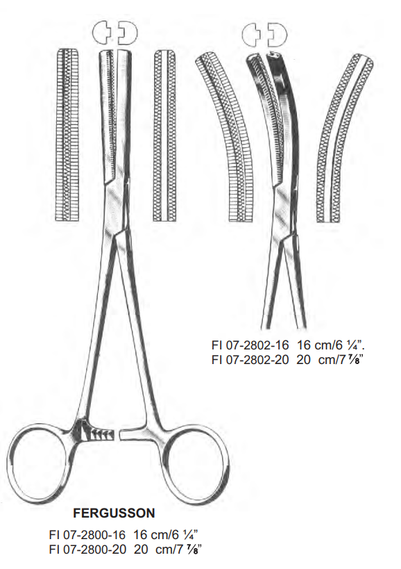 Fergusson  Angiotribe 6.5”  (16.5 cm)  For Veterinary Use
