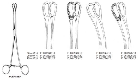 Foerster Sponge Holding Forceps-FI-06-2624-20
