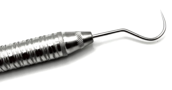 William Probe, UNC 15, Double End #23/QOW Dental Expro Explorer Probe with #6 Satin Steel Handle, Consistent with Dental exam Requirements, Made by FRIENFA